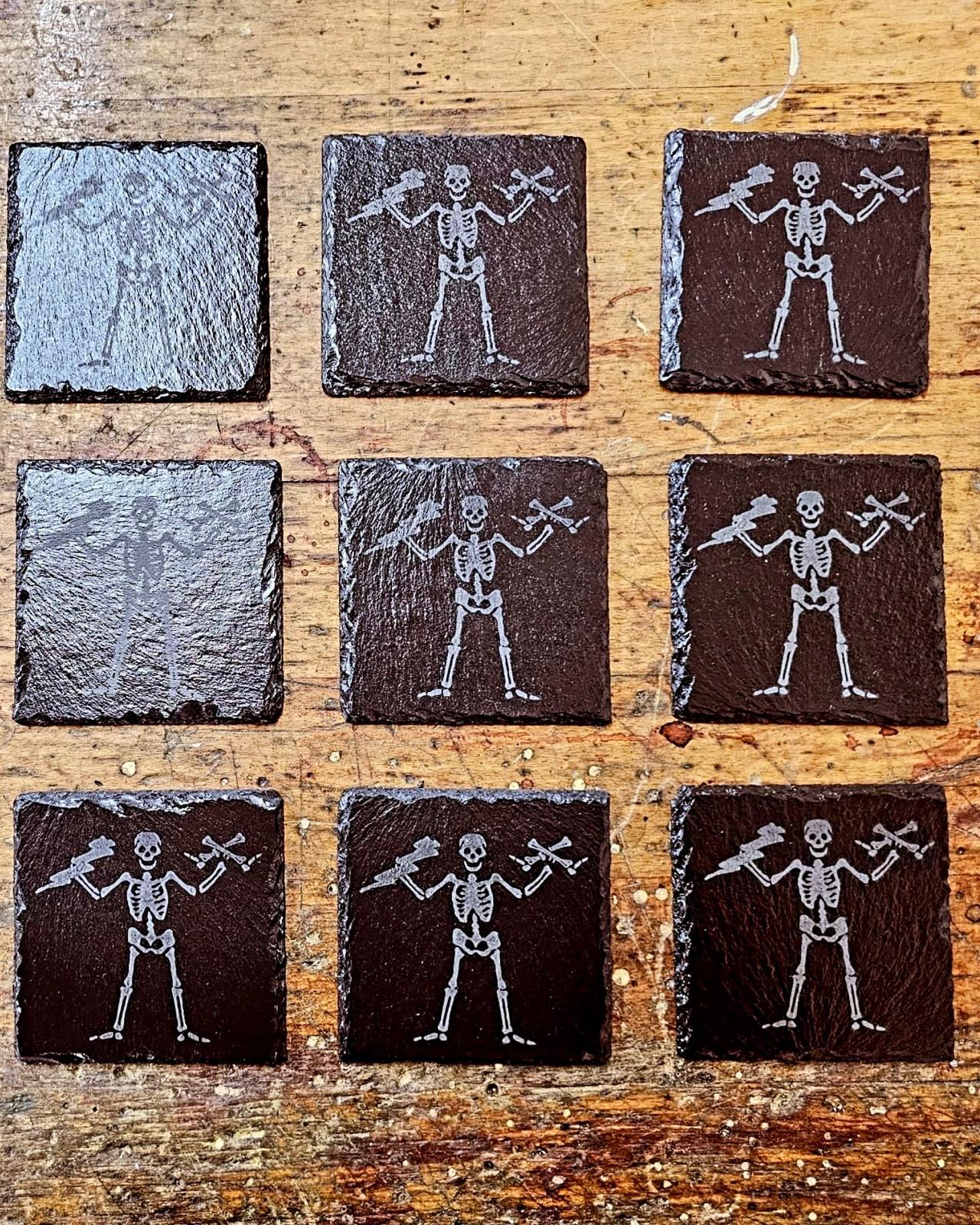 Gripper Coaster | Laser Etched slate coaster