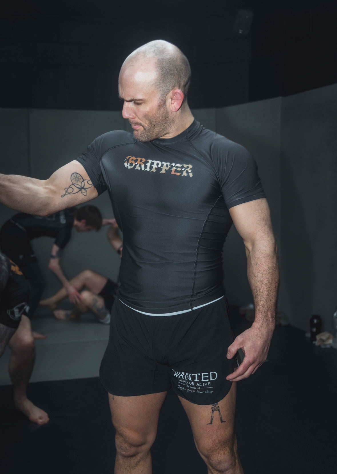 GRIPPER | Desert Choc Chip camo | Gripper Jiu Jitsu Team Rashguard