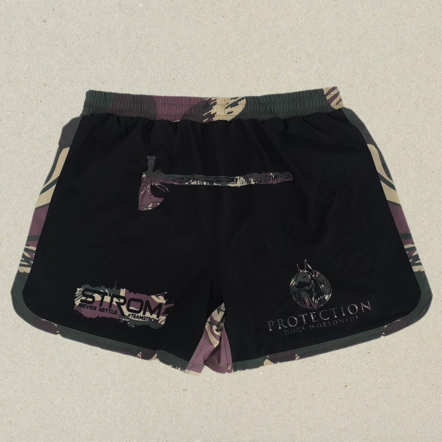 22FIVE x GRIPPER | The Danger | Camo Shorts